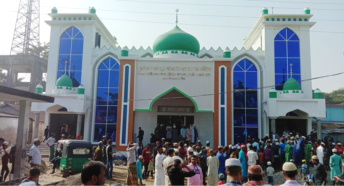 বিশ্বনাথে যুক্তরাজ্য ৫ প্রবাসী সহোদরের অর্থায়নে নির্মিত মসজিদের উদ্বোধন