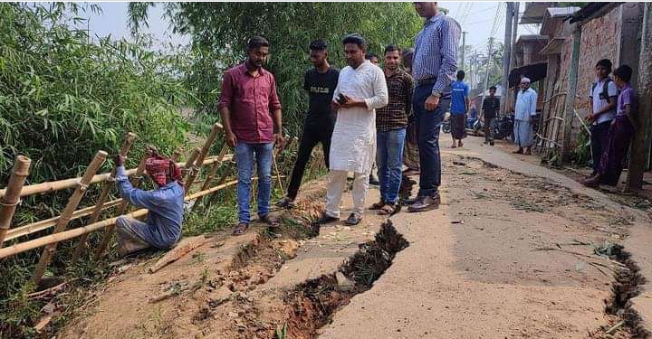 পরিবেশ মন্ত্রী’র নির্দেশে জুড়ী’র সেই রাস্তা’র কাজ শুরু
