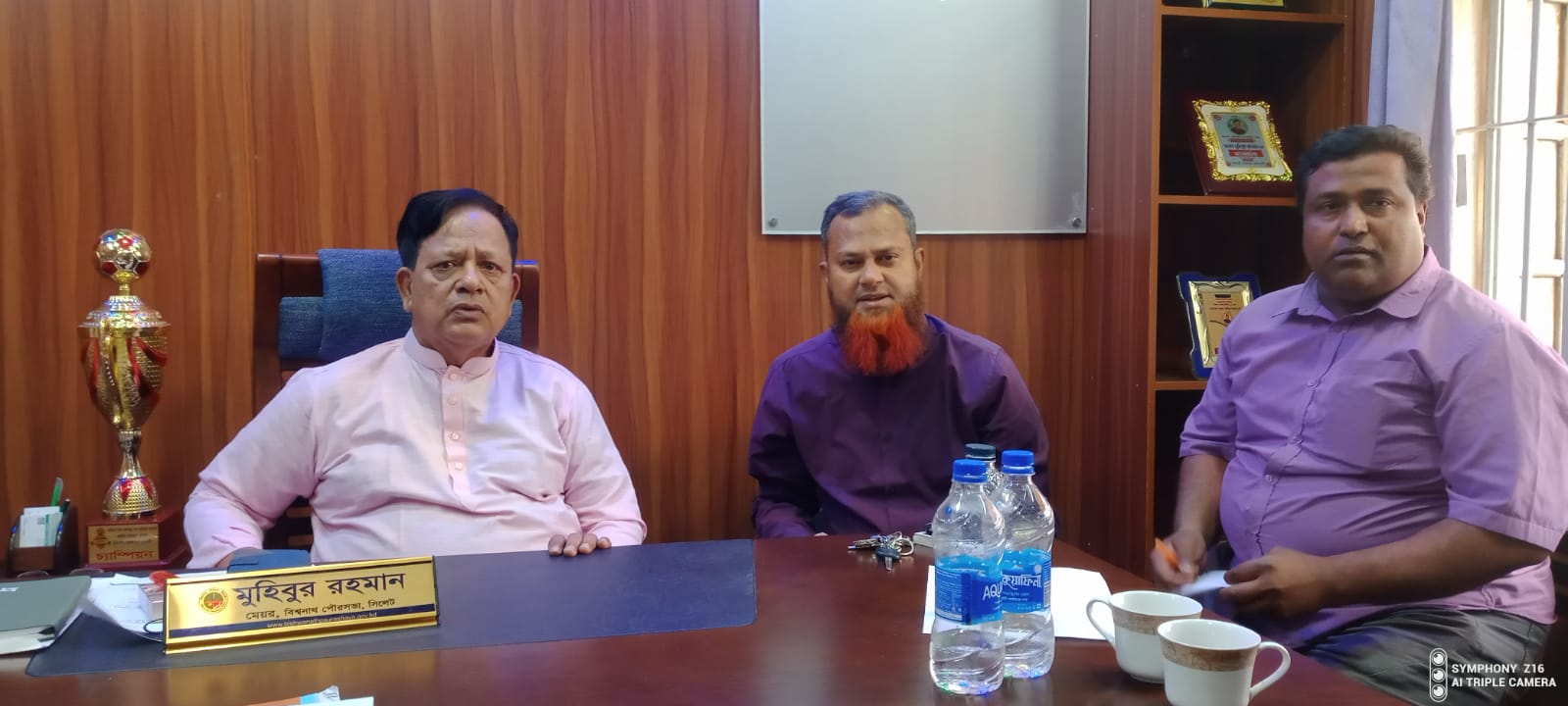 বিশ্বনাথে পৌর মেয়র মুহিবুর রহমানের বিবৃতি