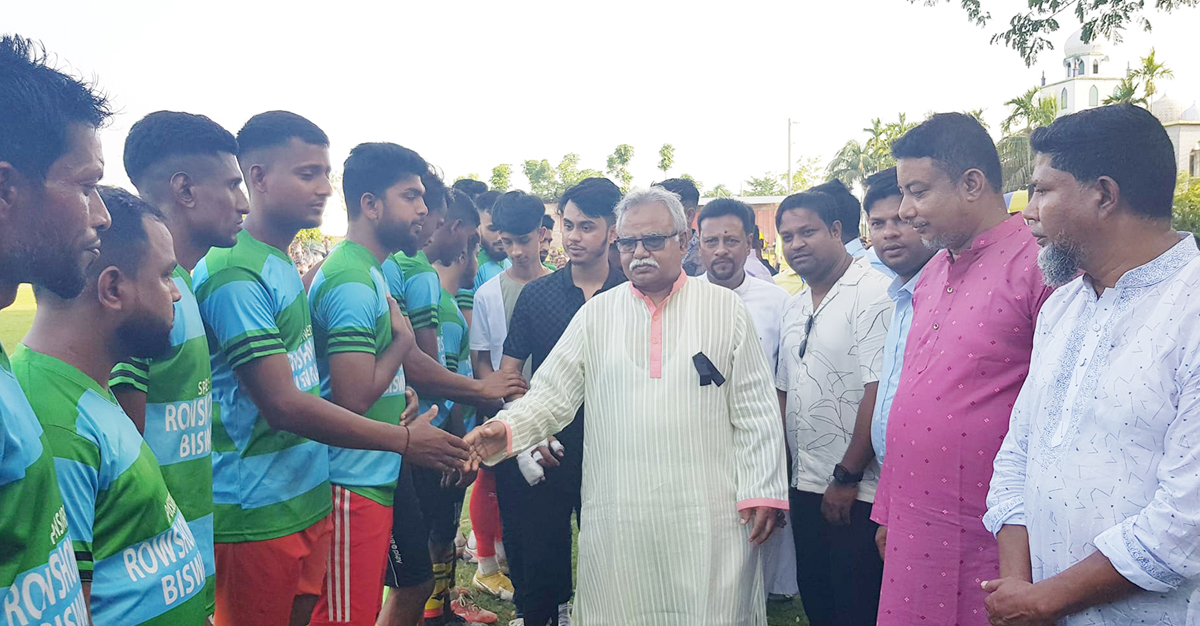 শান্তির সমাজ বিনির্মানে খেলাধুলার বিকল্প নেই -বিশ্বনাথ শফিক চৌধুরী