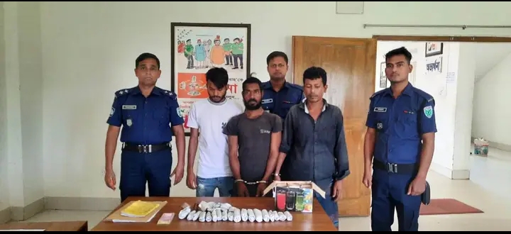 জুড়ীতে ইয়াবা,গাজা সহ  আটক ৩