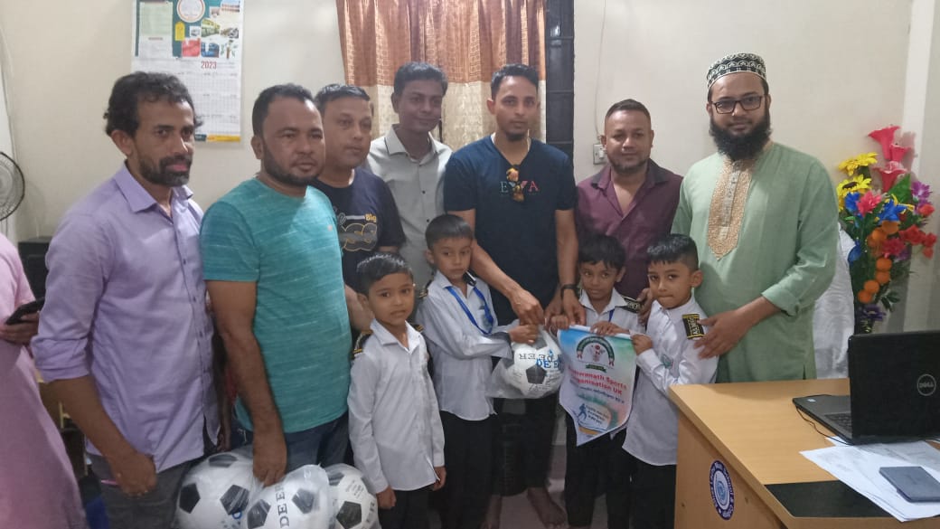 বিশ্বনাথ স্পোর্টস অর্গানাইজেশন ইউকে’র পক্ষ থেকে ক্রীড়া সামগ্রী বিতরণ