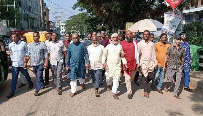 অবরোধে শান্ত বিশ্বনাথ, আ.লীগের শান্তি সমাবেশ পালন