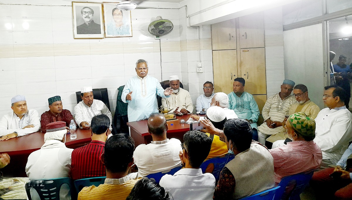 বিশ্বনাথে সাংবাদিকদের সাথে সিলেট-২ আসনের নৌকার মাঝি শফিক চৌধুরীর মতবিনিময়