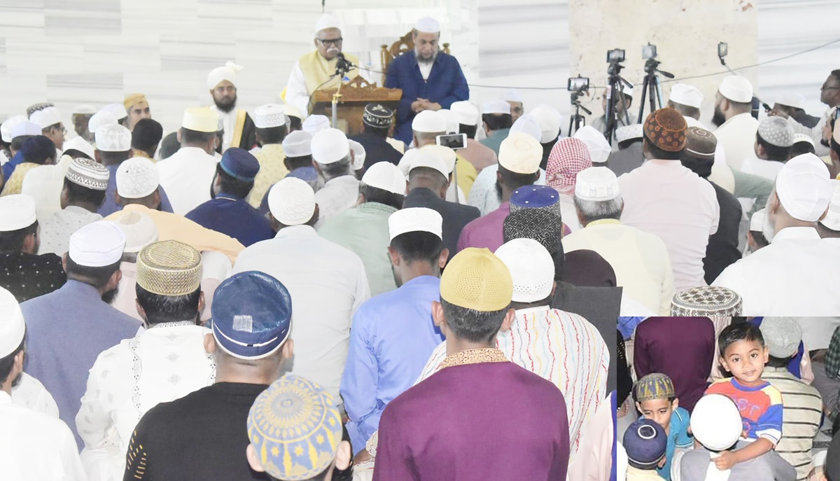 জুম্মার নামাজের মধ্য দিয়ে বিশ্বনাথ মডেল মসজিদে আনুষ্ঠানিকভাবে নামাজ শুরু