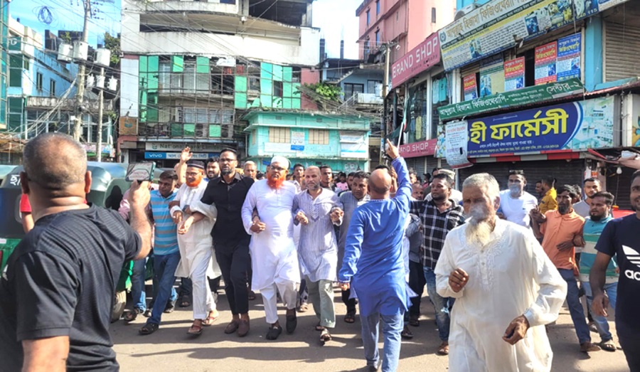 বিশ্বনাথে বিএনপির আনন্দ মিছিল