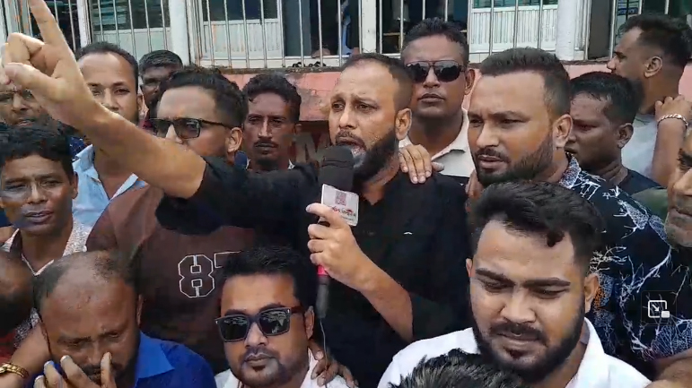 বিশ্বনাথে বিএনপির সহযোগী সংগঠনের বিক্ষোভ মিছিল