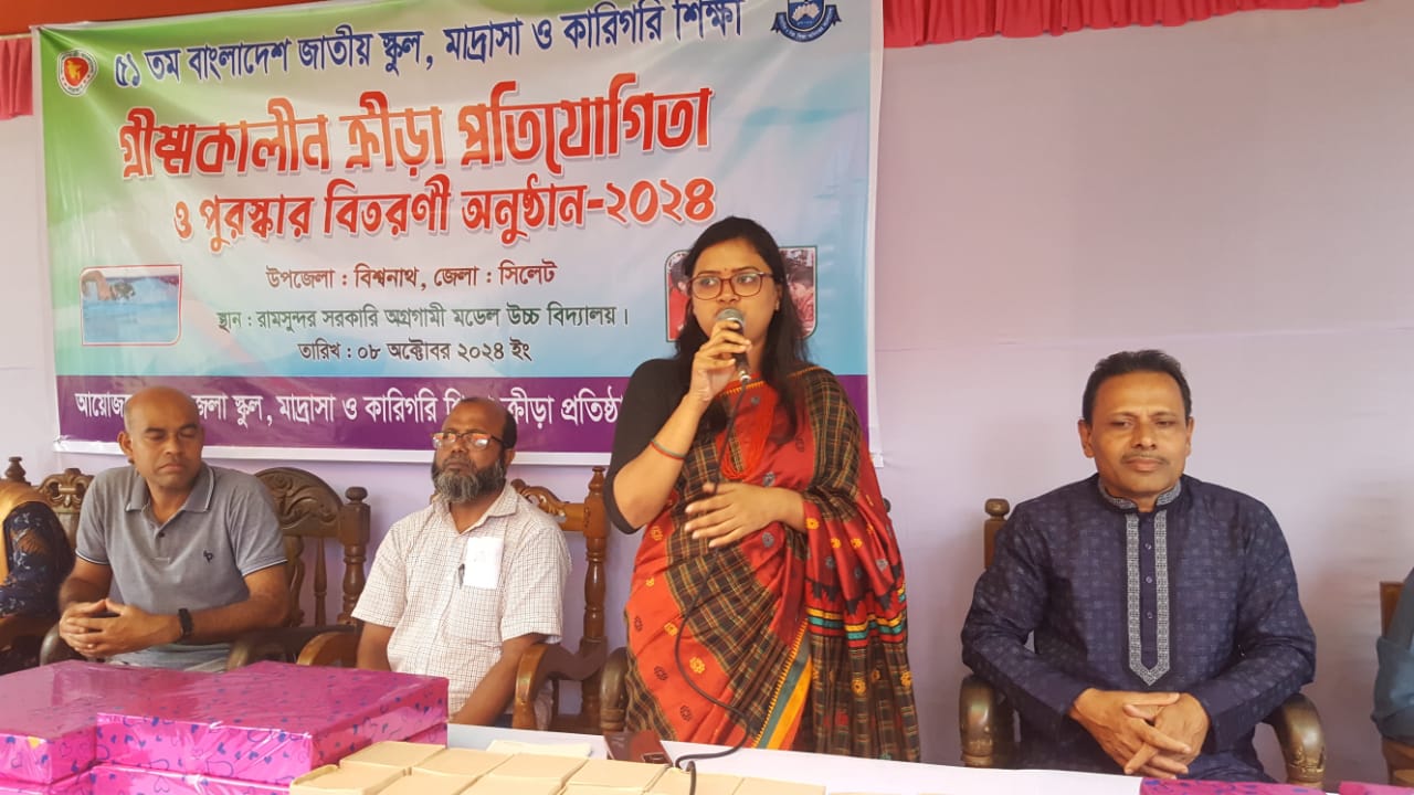 ‘অপরাধমূলক কর্মকান্ড থেকে শিক্ষার্থীদের দূরে রাখতে খেলাধুলা আয়োজনের কোন বিকল্প নেই’