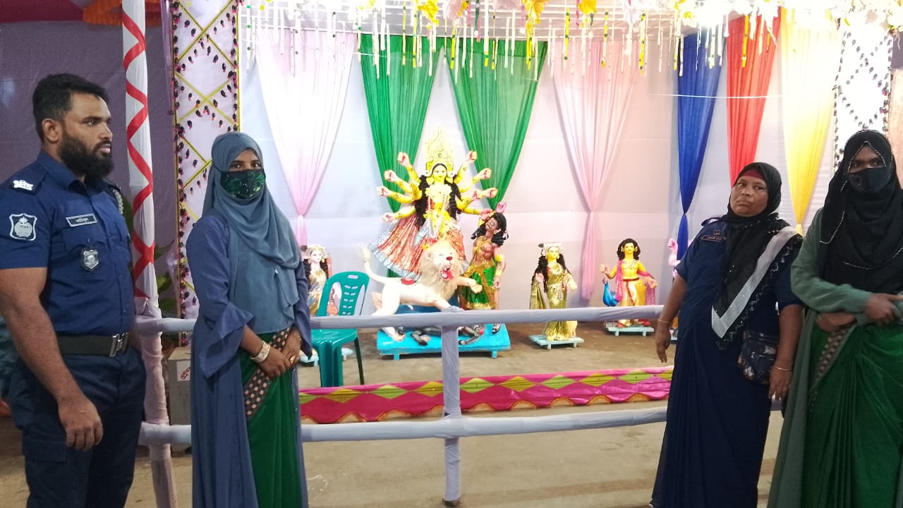 বিশ্বনাথে ২৫ মণ্ডপে হচ্ছে দুর্গাপূজা : কঠোর অবস্থানে আইনশৃঙ্খলা বাহিনী