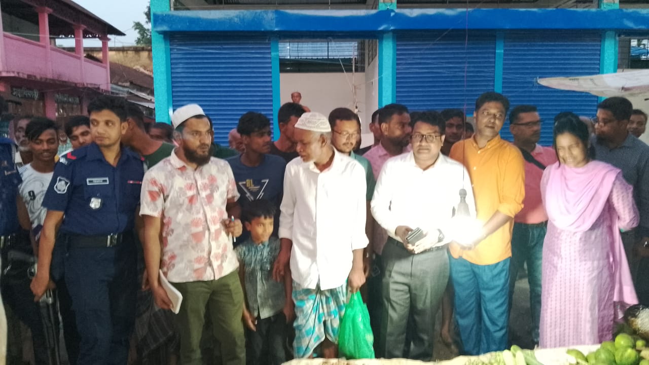 বিশ্বনাথে প্রশাসনের বাজার মনিটরিং: জরিমানা আদায়