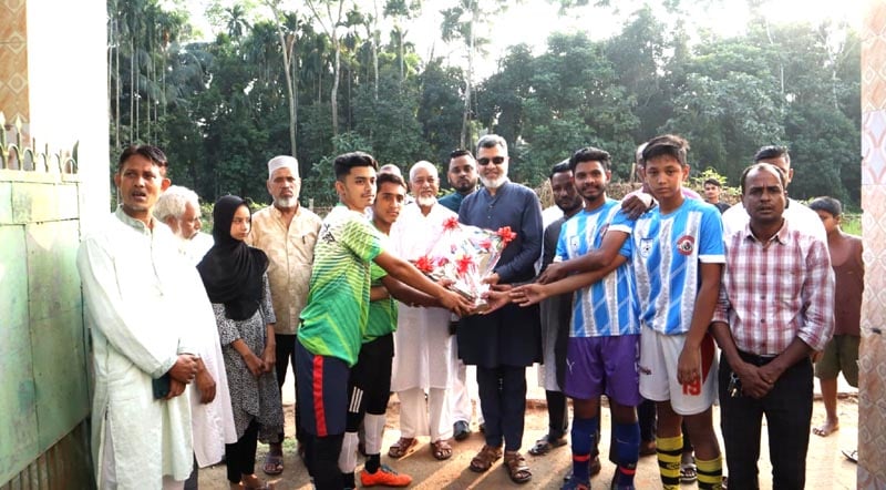মিছবাহ উদ্দিনকে বিশ্বনাথে লাল গালিচা সংবর্ধনা