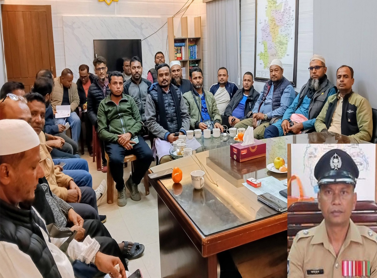 বিশ্বনাথে সাংবাদিকদের সাথে নবাগত ওসি’র মতবিনিময়
