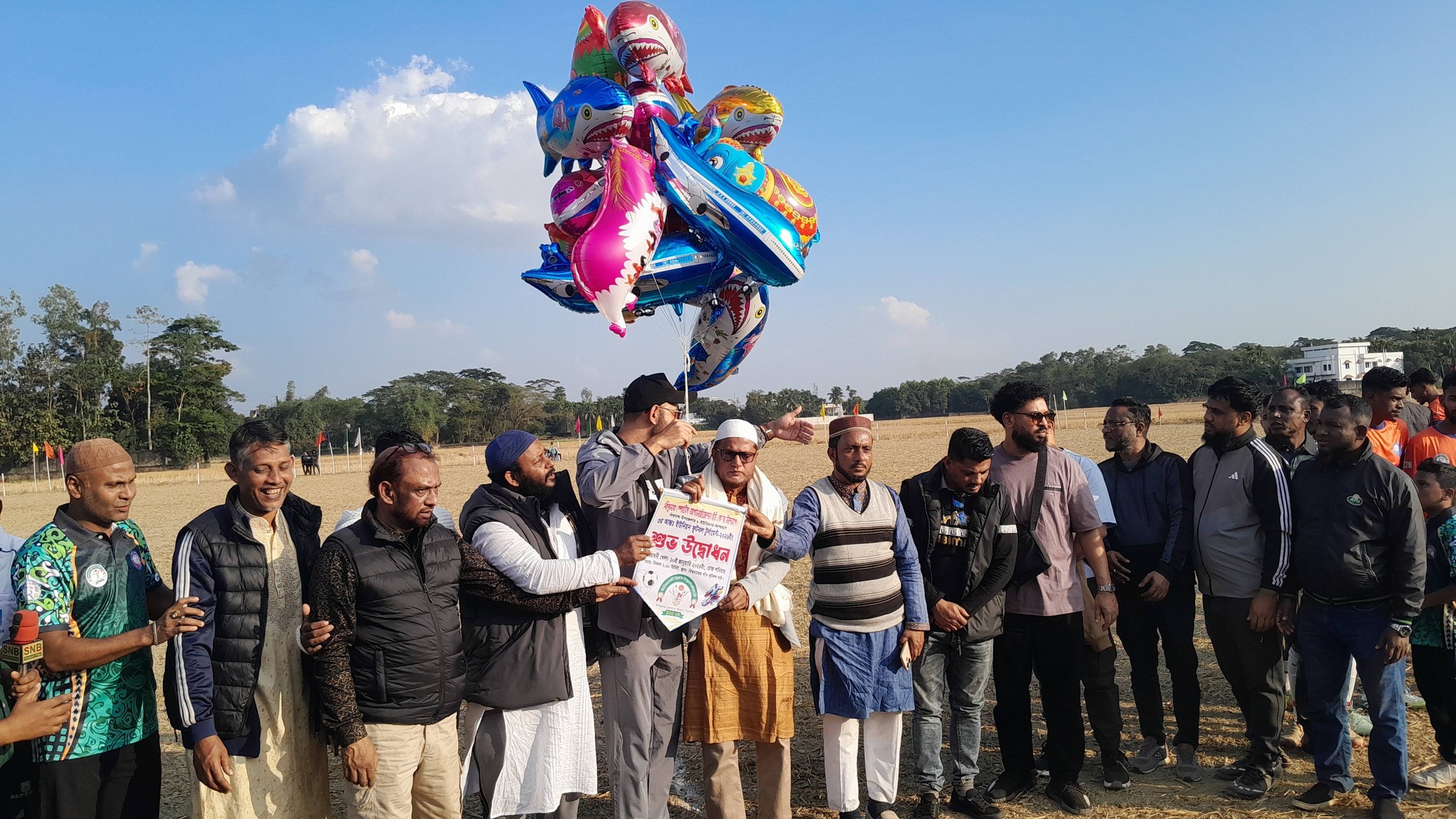 বিশ্বনাথ স্পোর্টস অর্গানাইজেশনের ‘৩য় আন্তঃ ইউনিয়ন ফুটবল টুর্ণামেন্ট’র উদ্বোধন